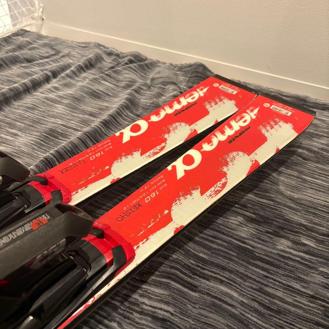 ROSSIGNOL Demo α 160cm スキー 専用バンド付き