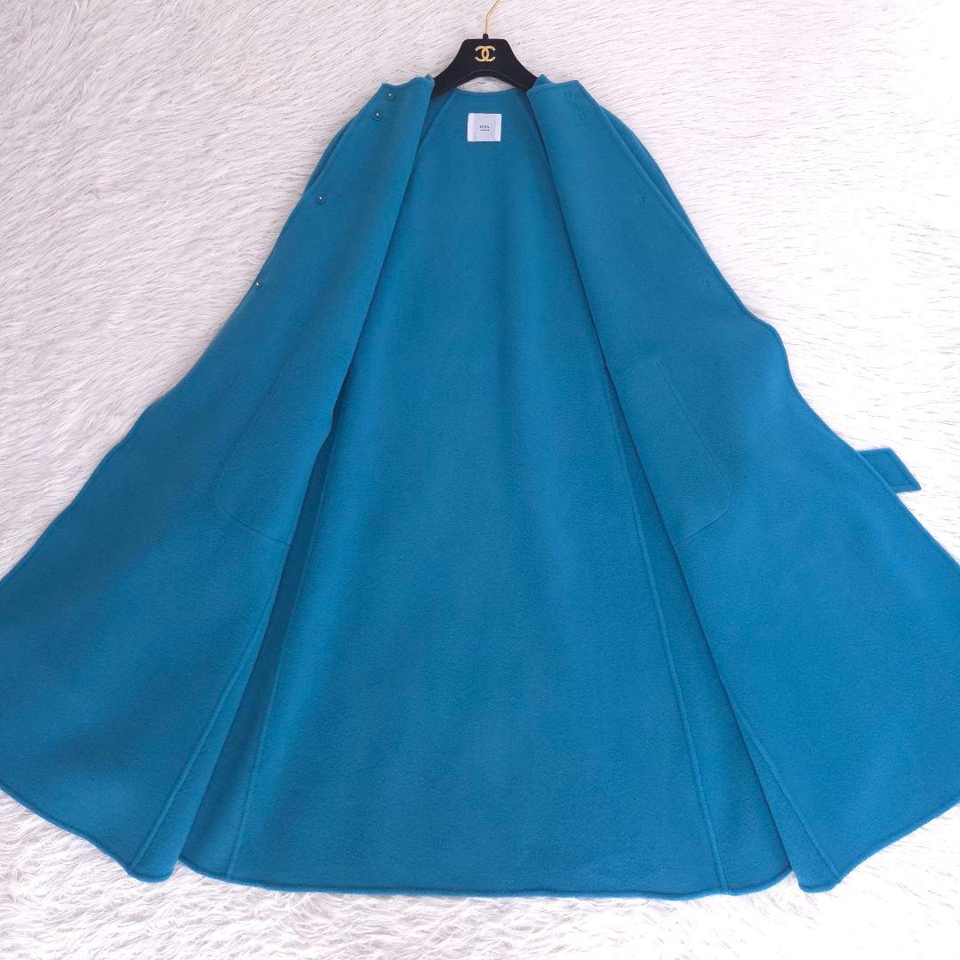 IENA LA BOUCLE ダブルフェイス ケープコート イエナラブークル