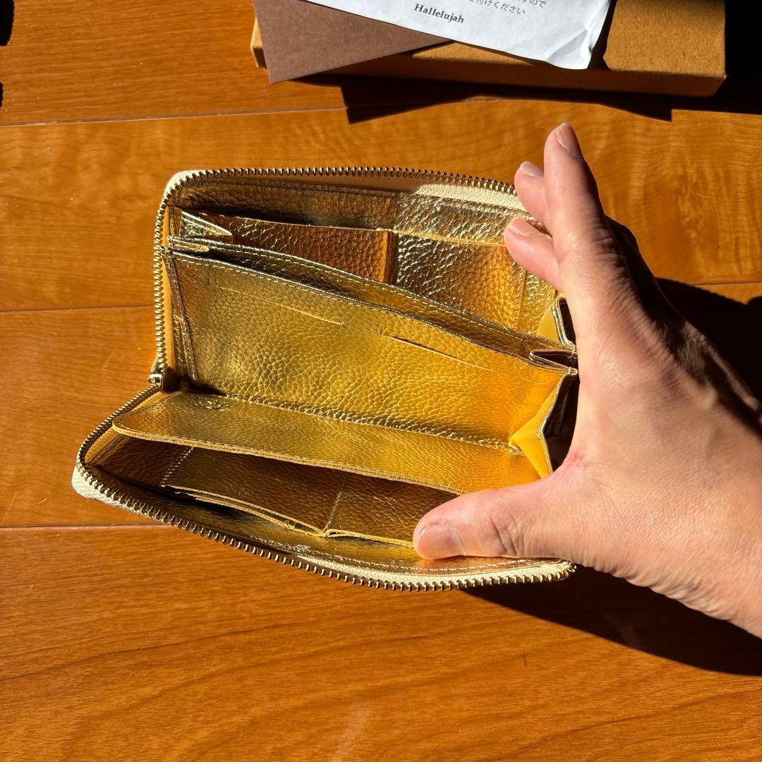 aiko kimura様専用 Hallelujah ゴールドレザー長財布