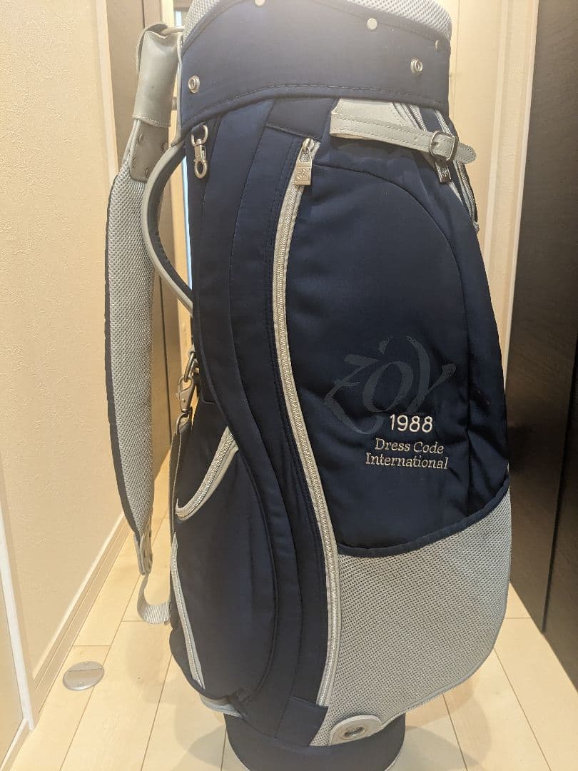 ゾーイ ZOY ゴルフ　キャディバッグ 9型 　紺