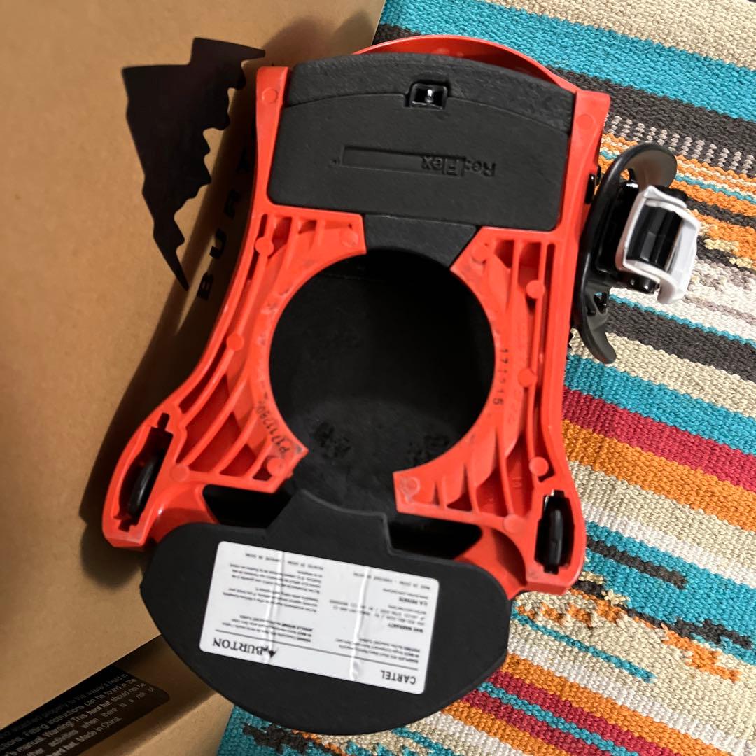 最終価格BURTON CARTEL スノーボードビンディング レッド/ブラック