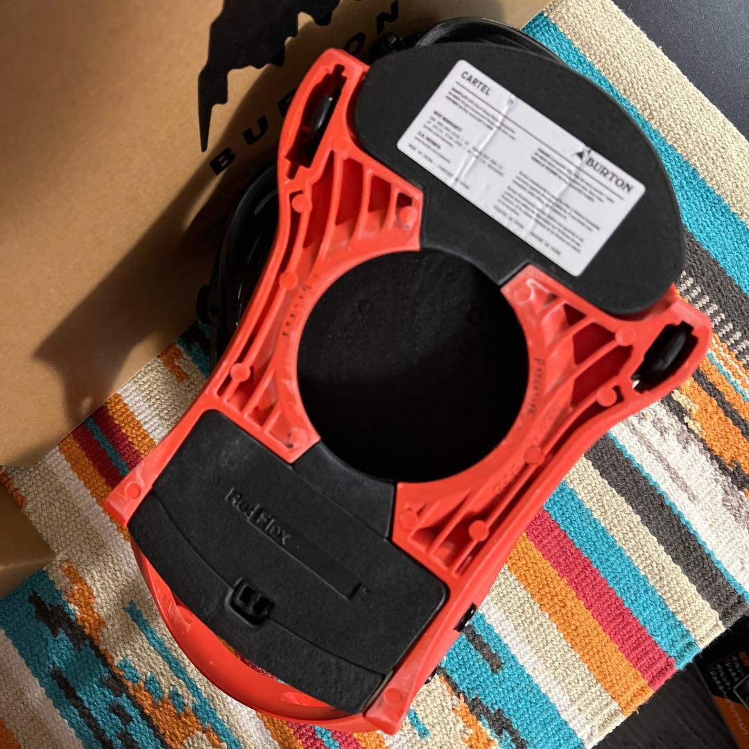 最終価格BURTON CARTEL スノーボードビンディング レッド/ブラック