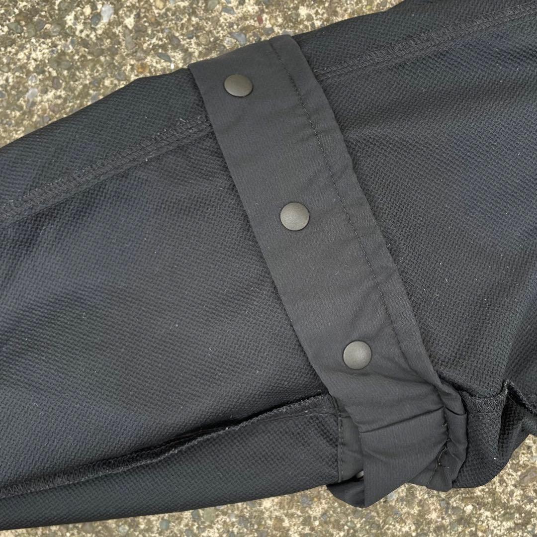 00's adidas GOLF ロゴ刺繍3ライン 袖着脱可 古着プルジャケット