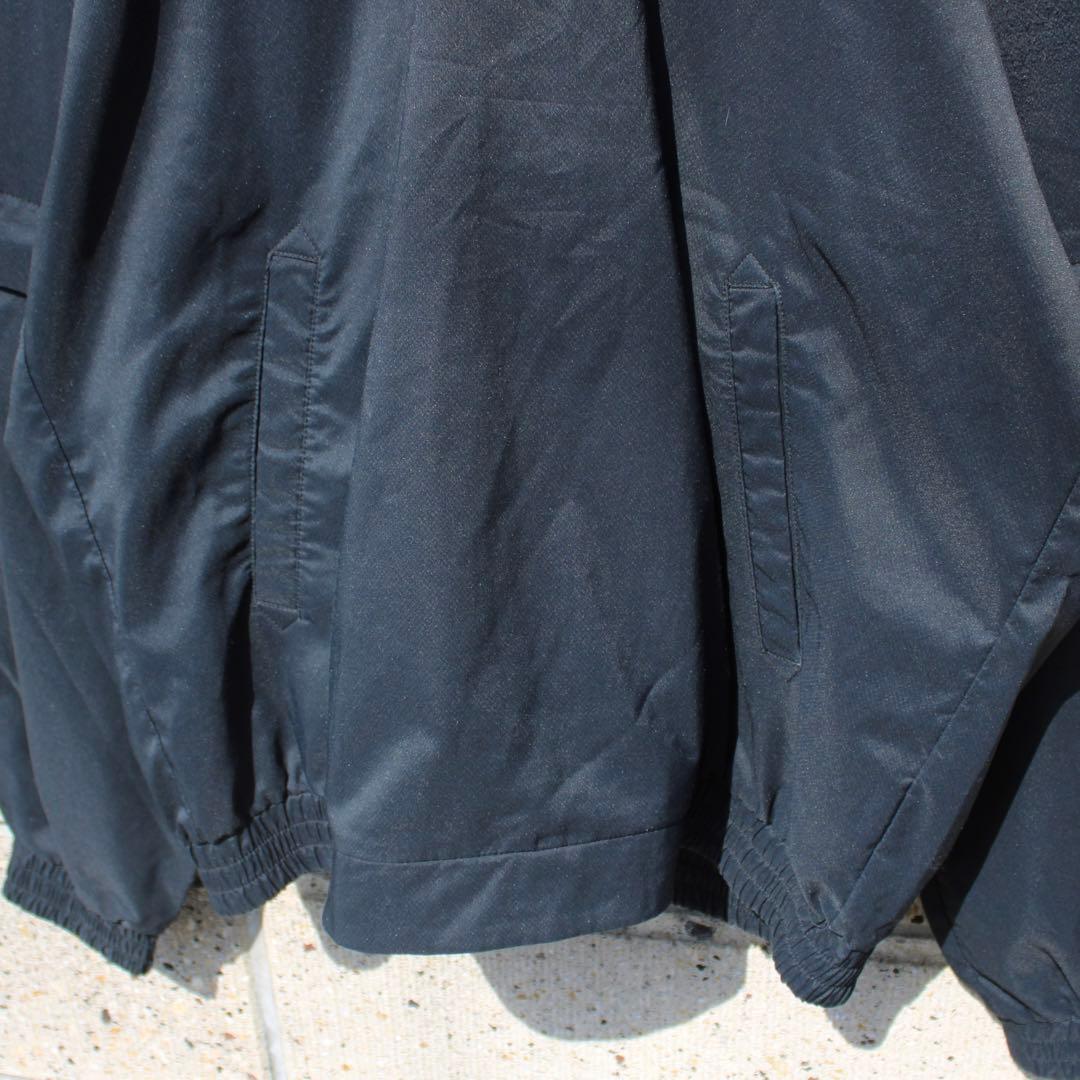 00's adidas GOLF ロゴ刺繍3ライン 袖着脱可 古着プルジャケット