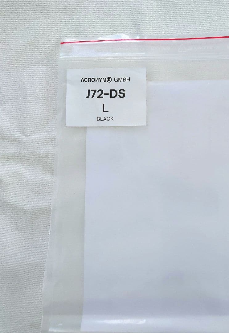 ACRONYM ー ACR-SS-23 J72-DS ー SIZE 〈L〉