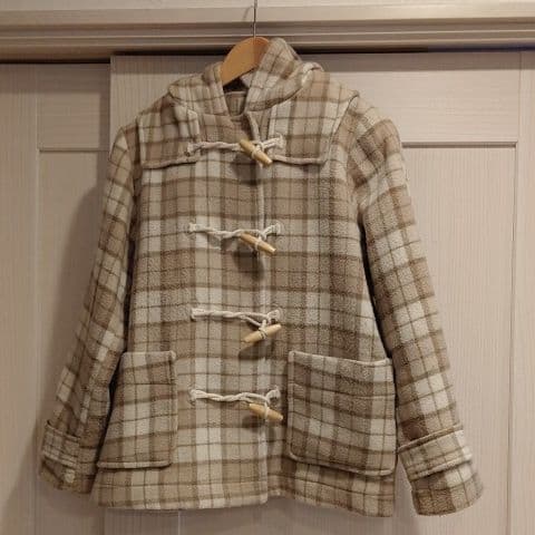 サマンサモスモス チェックダッフルコート - メルカリ