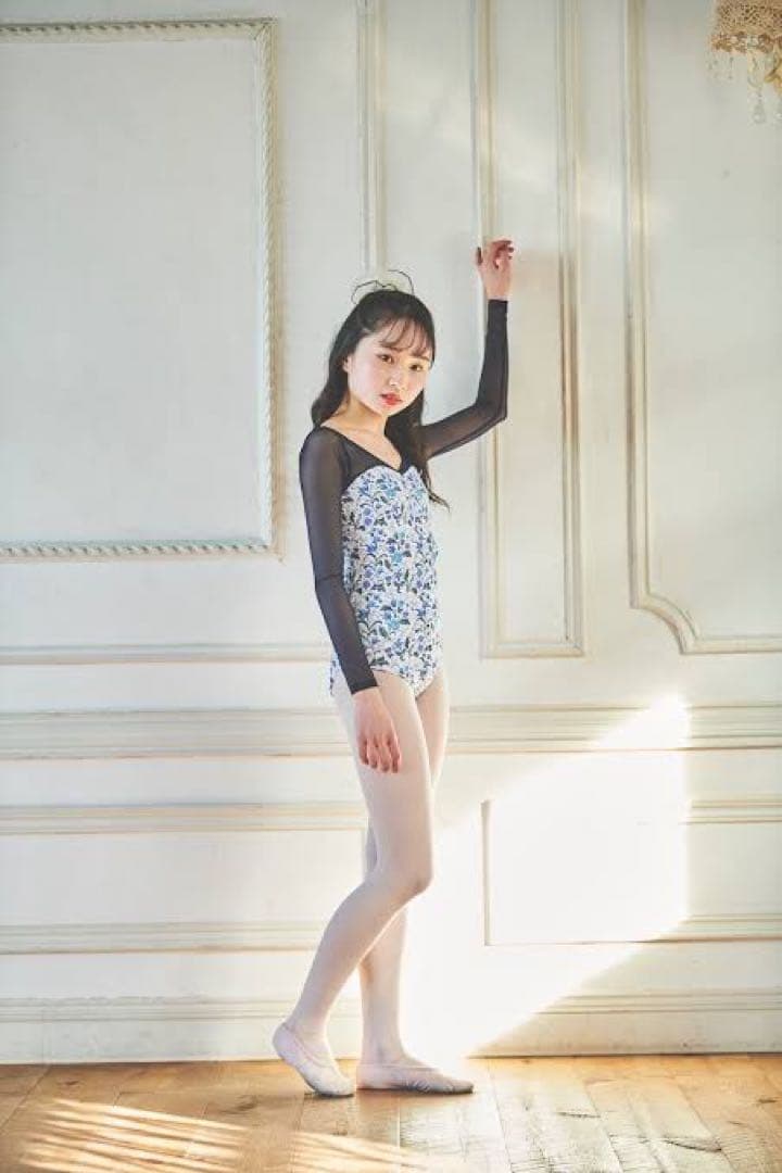 Stina 花柄 長袖 バレエ レオタードJr.S 130-140 - メルカリ