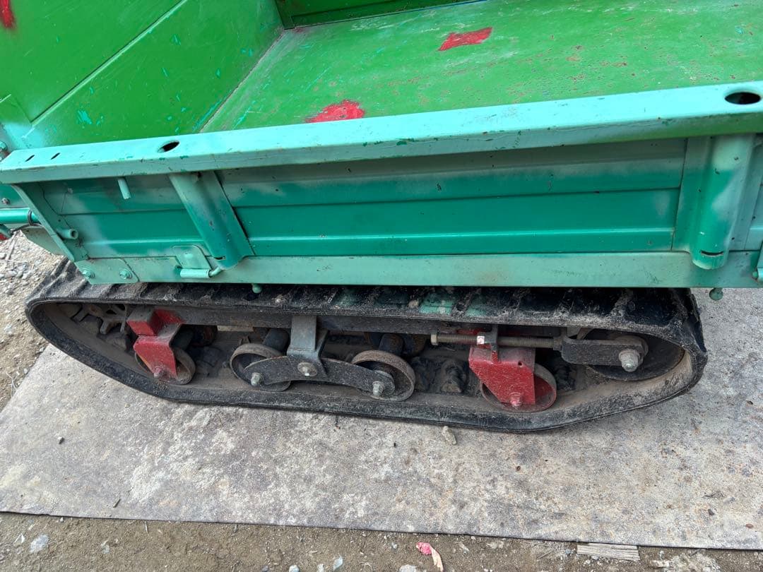 筑水キャニコムクローラー運搬車 BC40 4.2馬力 手動ダンプ積載400kg