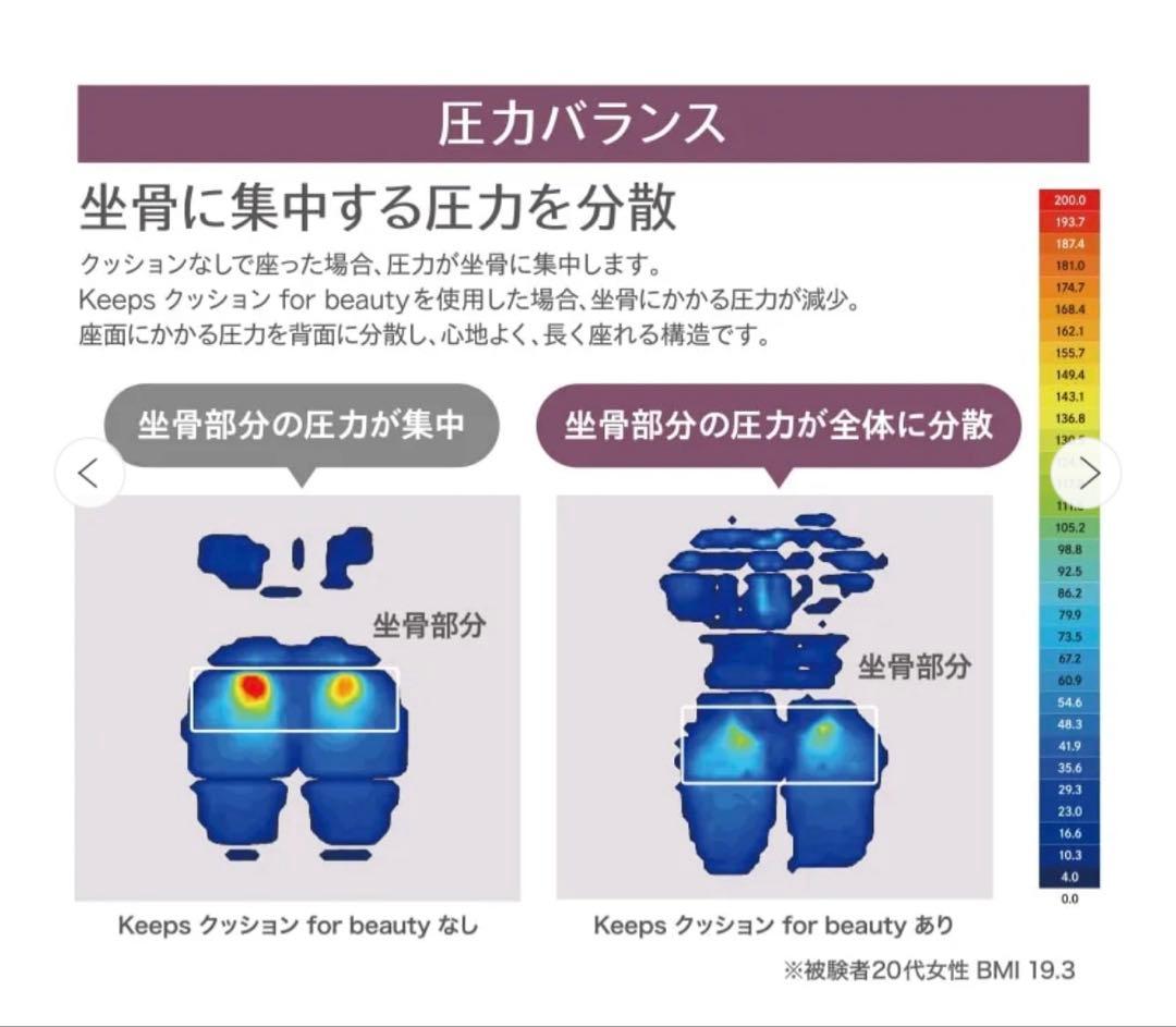 新品未開封　西川　キープス　keeps 姿勢矯正　猫背　ヨガ　クッション　在宅