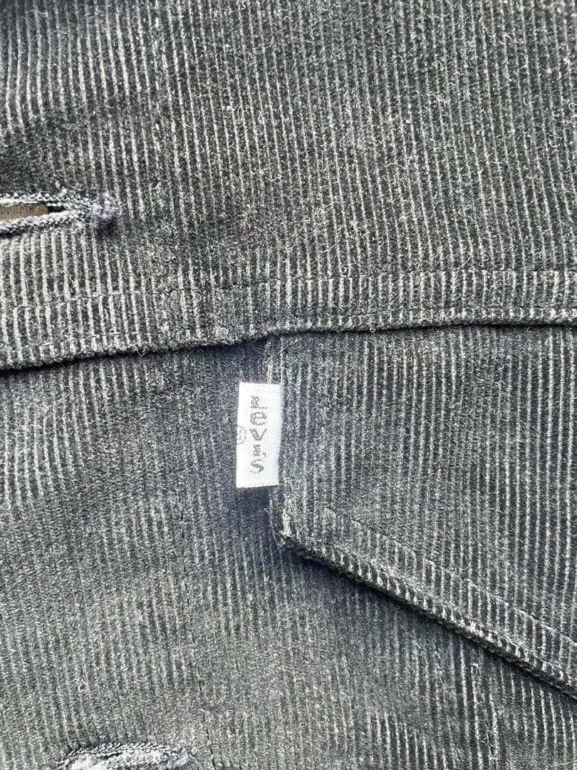 【moritaku】80s Levis70401-1558 黒コーデュロイ