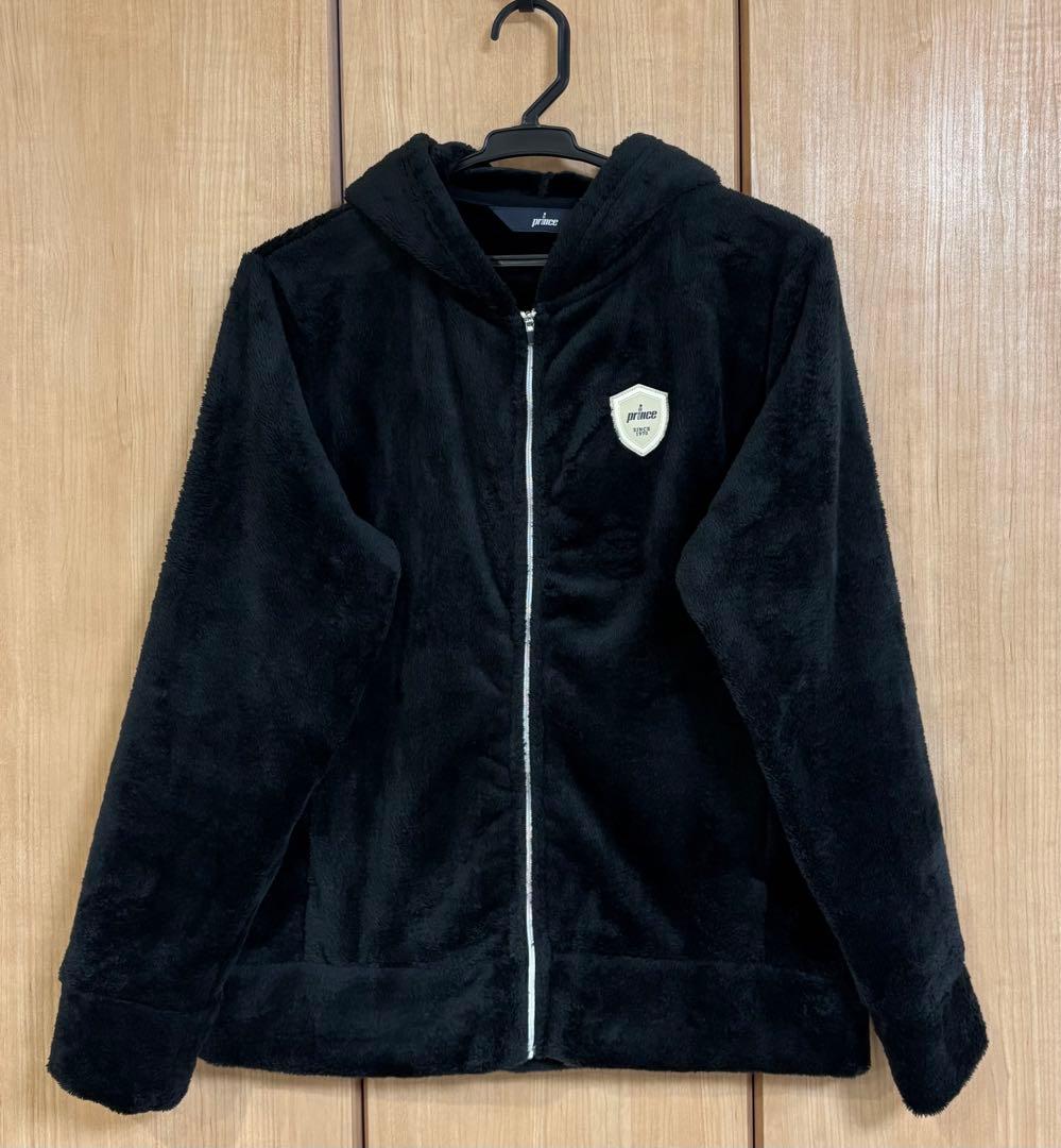 プリンス　フリースパーカー　黒　L