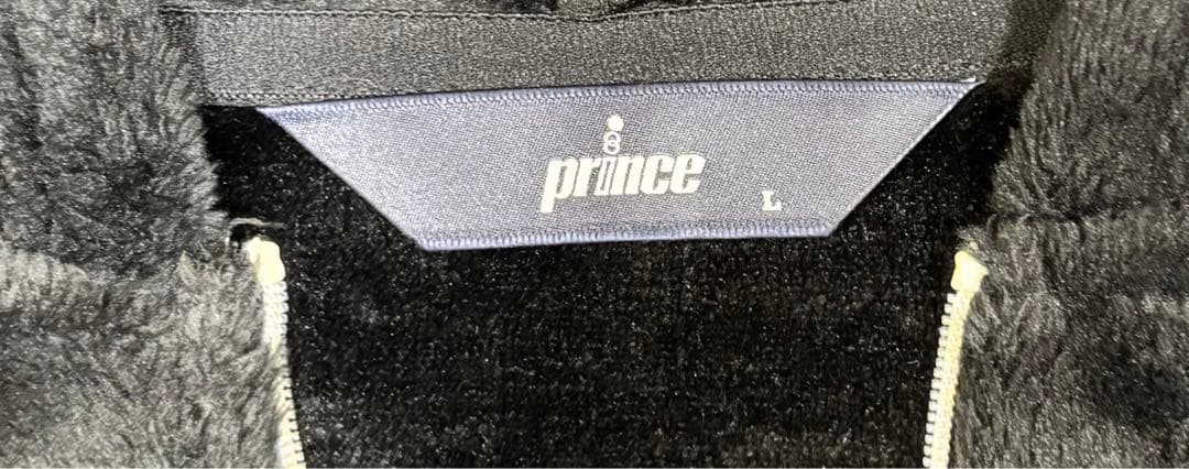 プリンス　フリースパーカー　黒　L