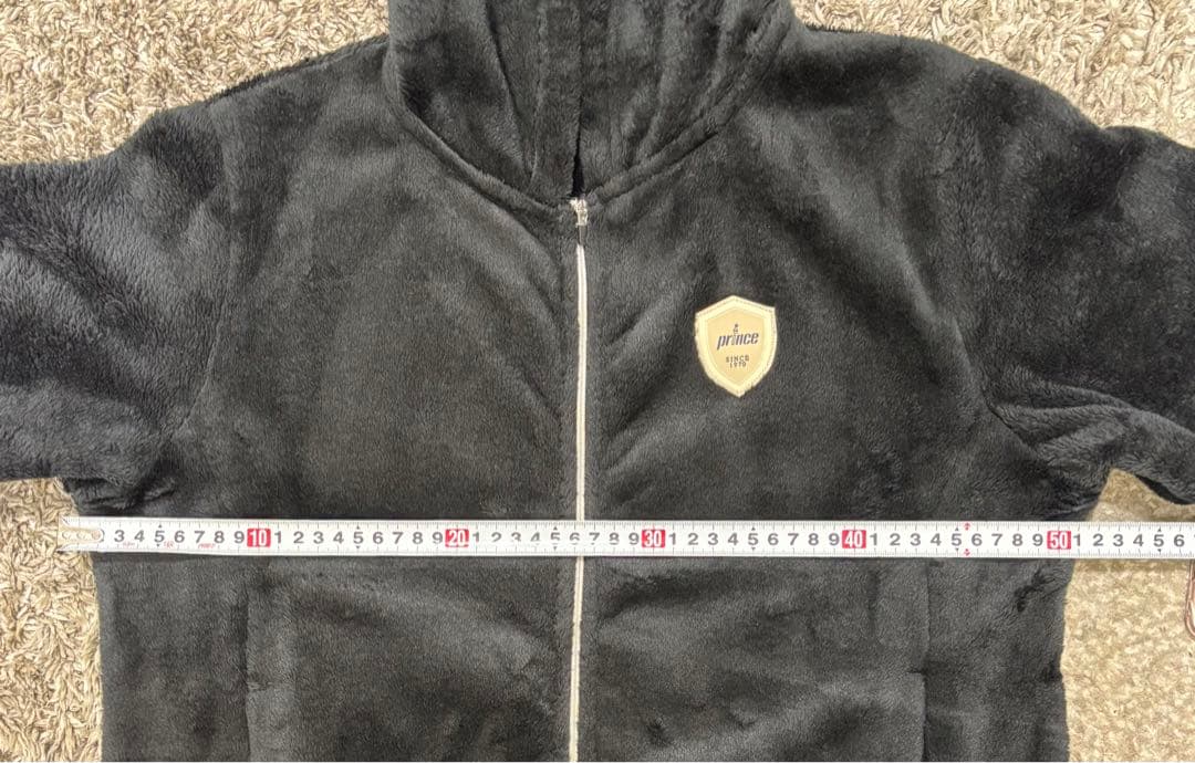 プリンス　フリースパーカー　黒　L