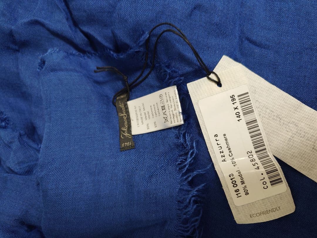 ファリエロ サルティ　Faliero Sarti　ストール　アズーラ　ブルー系