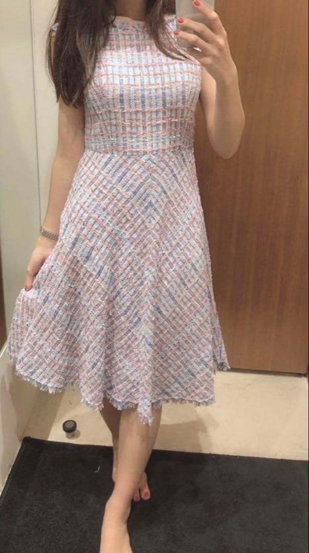 マリアケント／ツイードワンピース／サイズ36