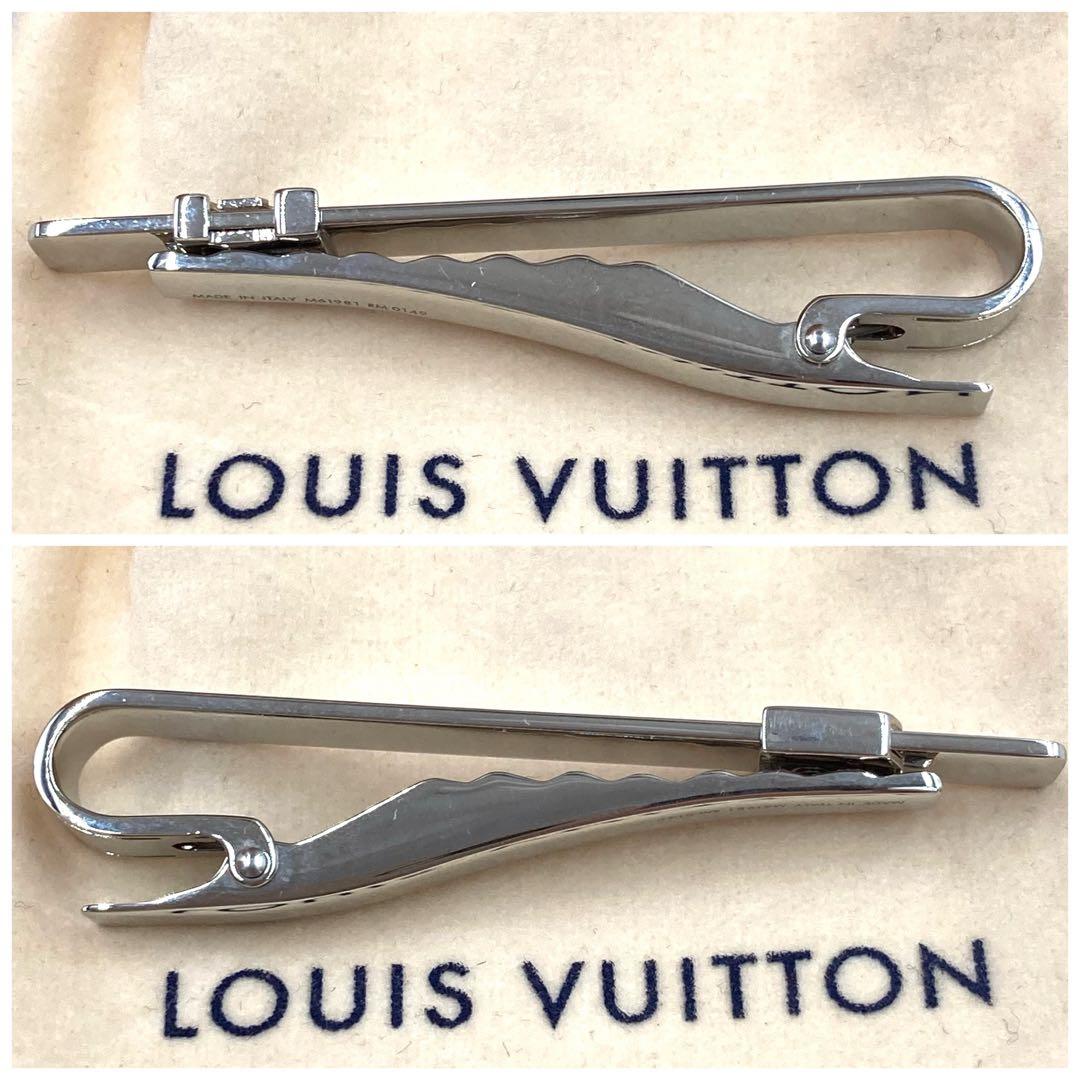 極美品】ルイヴィトン ネクタイピン パンスクラヴァット M61981 LVロゴ
