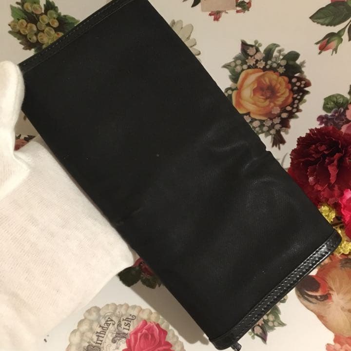 【正規品】プラダ 長財布 黒 廃盤レア
