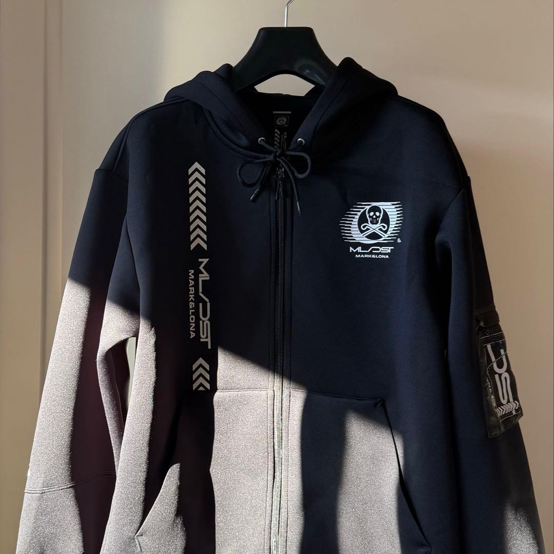 美品 ★ MARK&LONA DST スウェット パーカー マーク&ロナ 黒