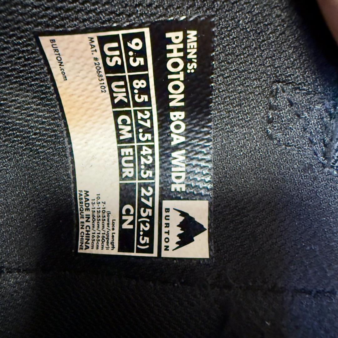 Burton PHOTON BOA WIDE 27.5cm バートン　フォトン