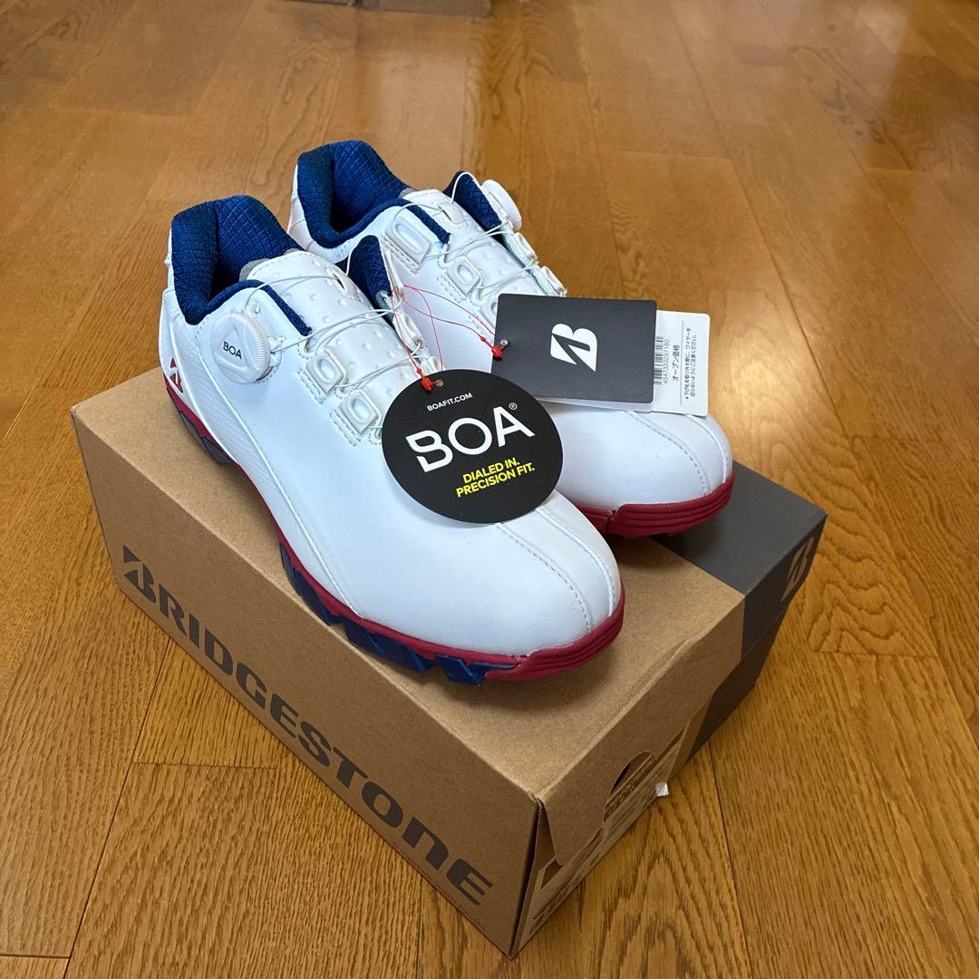 (新品未使用品)早い者勝ち SHG080 ゴルフシューズ 25.5cm ホワイト