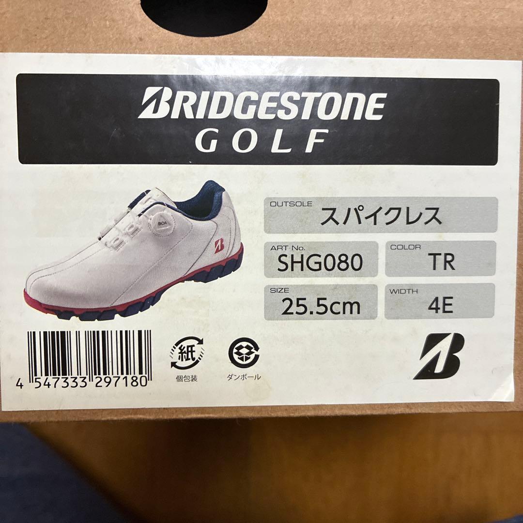 (新品未使用品)早い者勝ち SHG080 ゴルフシューズ 25.5cm ホワイト