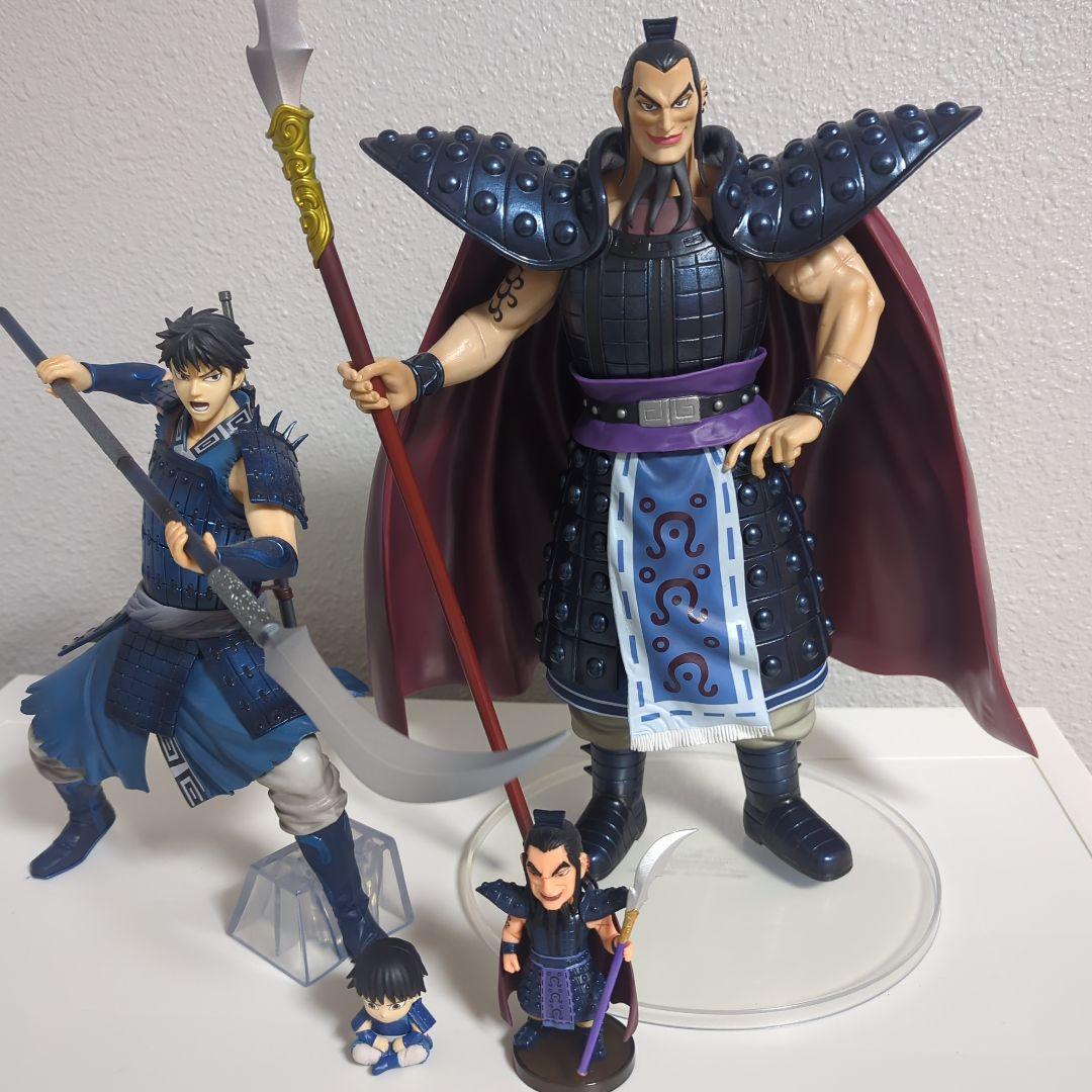 し*ん様 キングダム一番くじラストワン 王騎フィギュア 信フィギュア