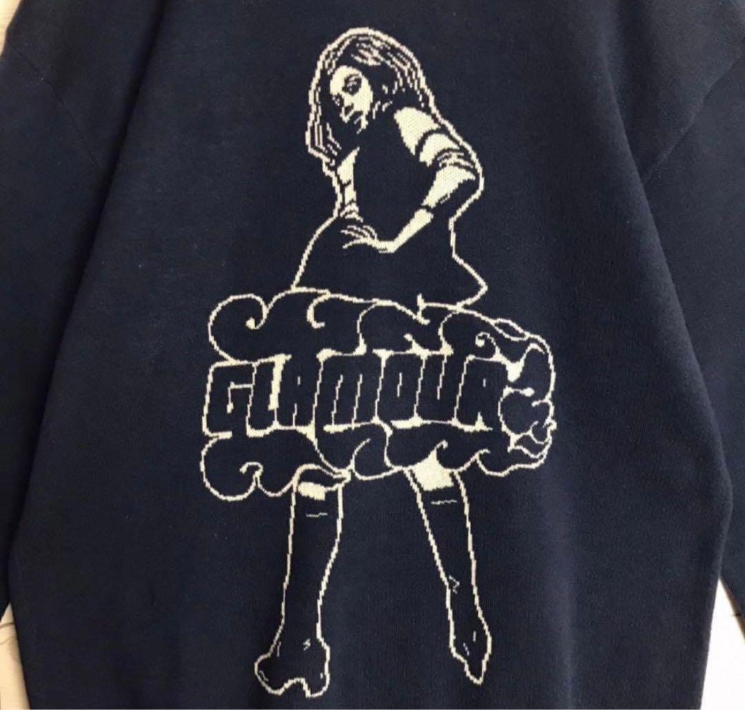 希少‼️HYSTERIC GLAMOUR ネイビー ニット