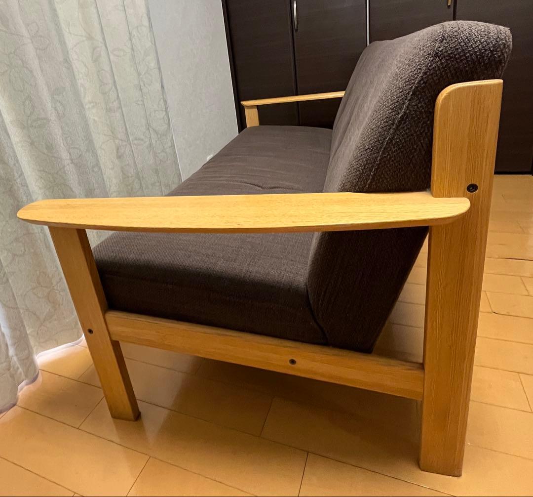 カリモク　Citano チターノ　3人掛ソファ ファブリック　カウチ