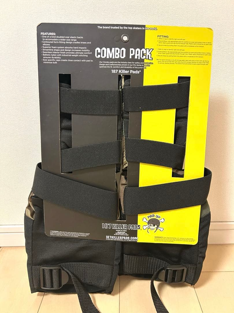 スケートボード 187 Killer Pads Combo Pack L/XL Camo