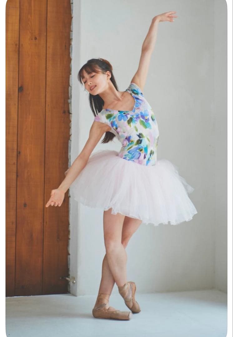 stina 花柄 M レオタード スティナ