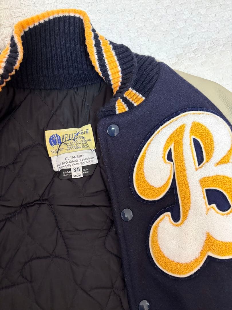 スタジャン バックドロップ ぶっさん 34サイズ 木更津キャッツアイ