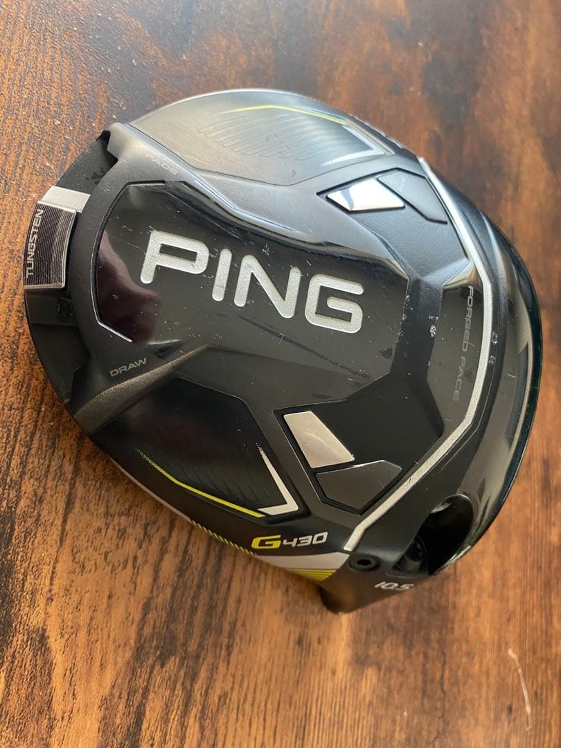 PING G430 MAXドライバー 10.5度 ヘッドのみ　ヘッドカバー付き