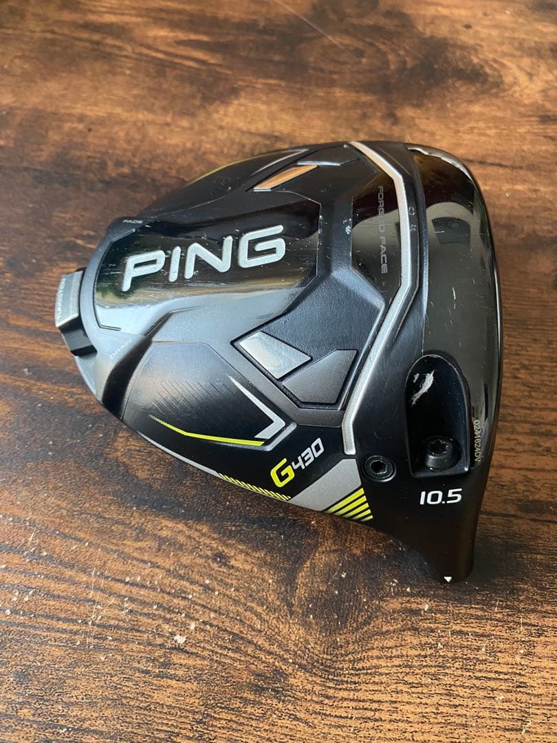 PING G430 MAXドライバー 10.5度 ヘッドのみ　ヘッドカバー付き