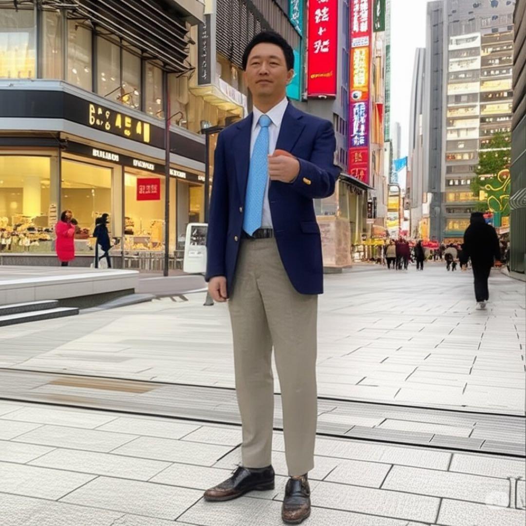 極美品】 バーバリーズ ネイビー L セットアップ ジャケパン ゴールド