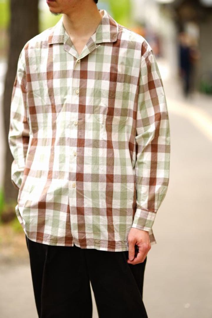 20ss キャプテンサンシャイン オープンカラーシャツ