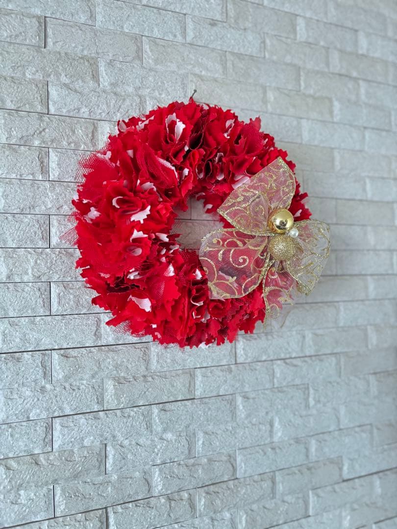 【香香様オーダー品】ハンドメイド　ファブリックリース　5点