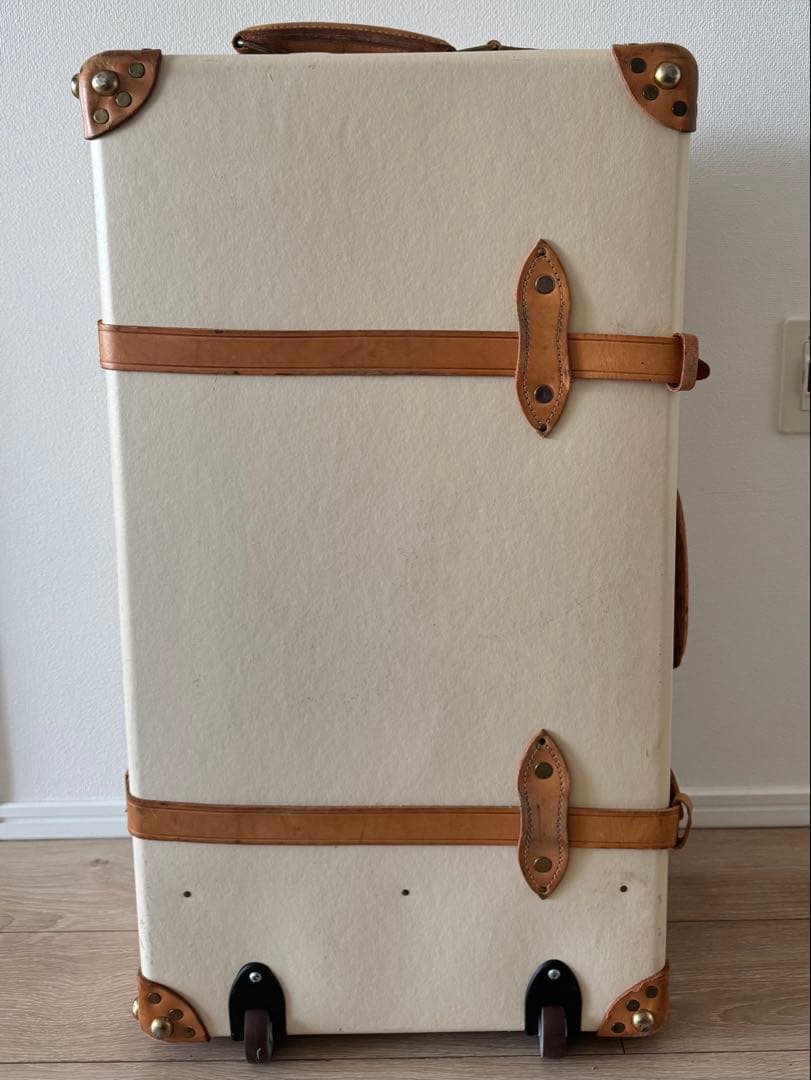 最終お値下げ　GLOBE TROTTER キャリーケース アイボリー サファリ