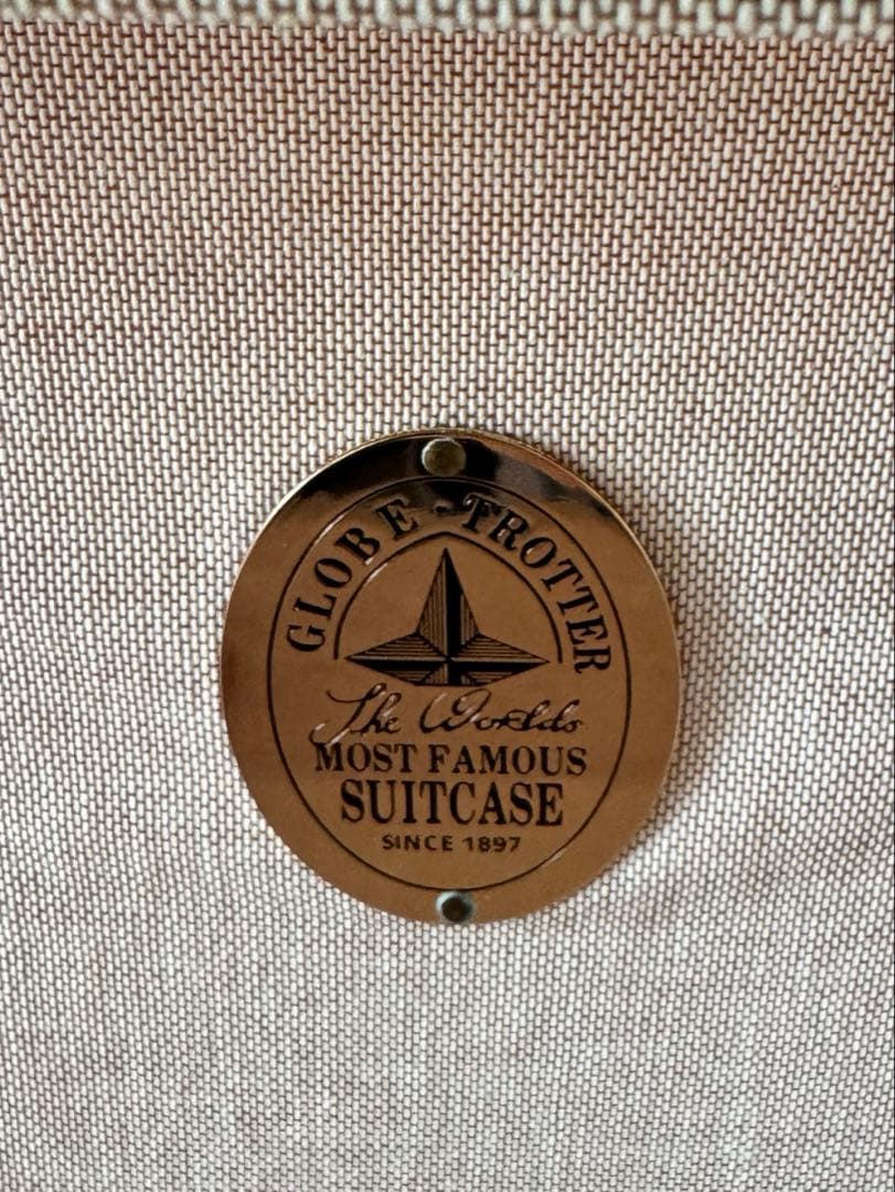最終お値下げ　GLOBE TROTTER キャリーケース アイボリー サファリ