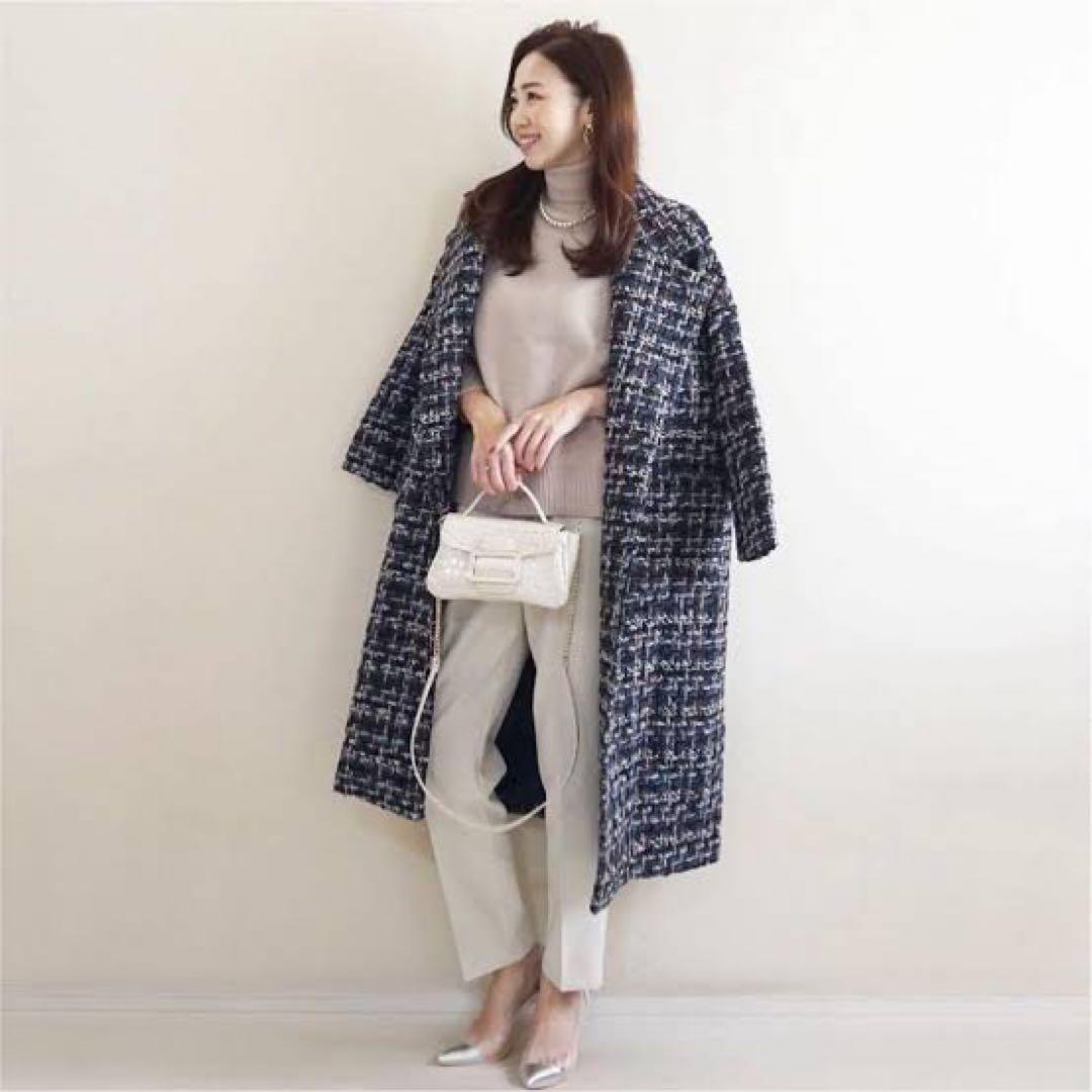 birthdaybash ツイードロングコート