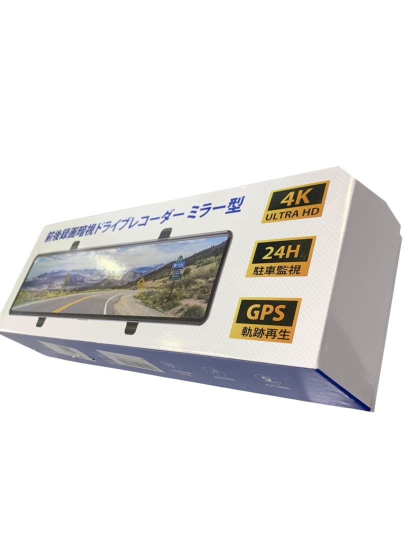 【開封済　未使用品】aqielev ドライブレコーダー　ミラー型　4KHD画質