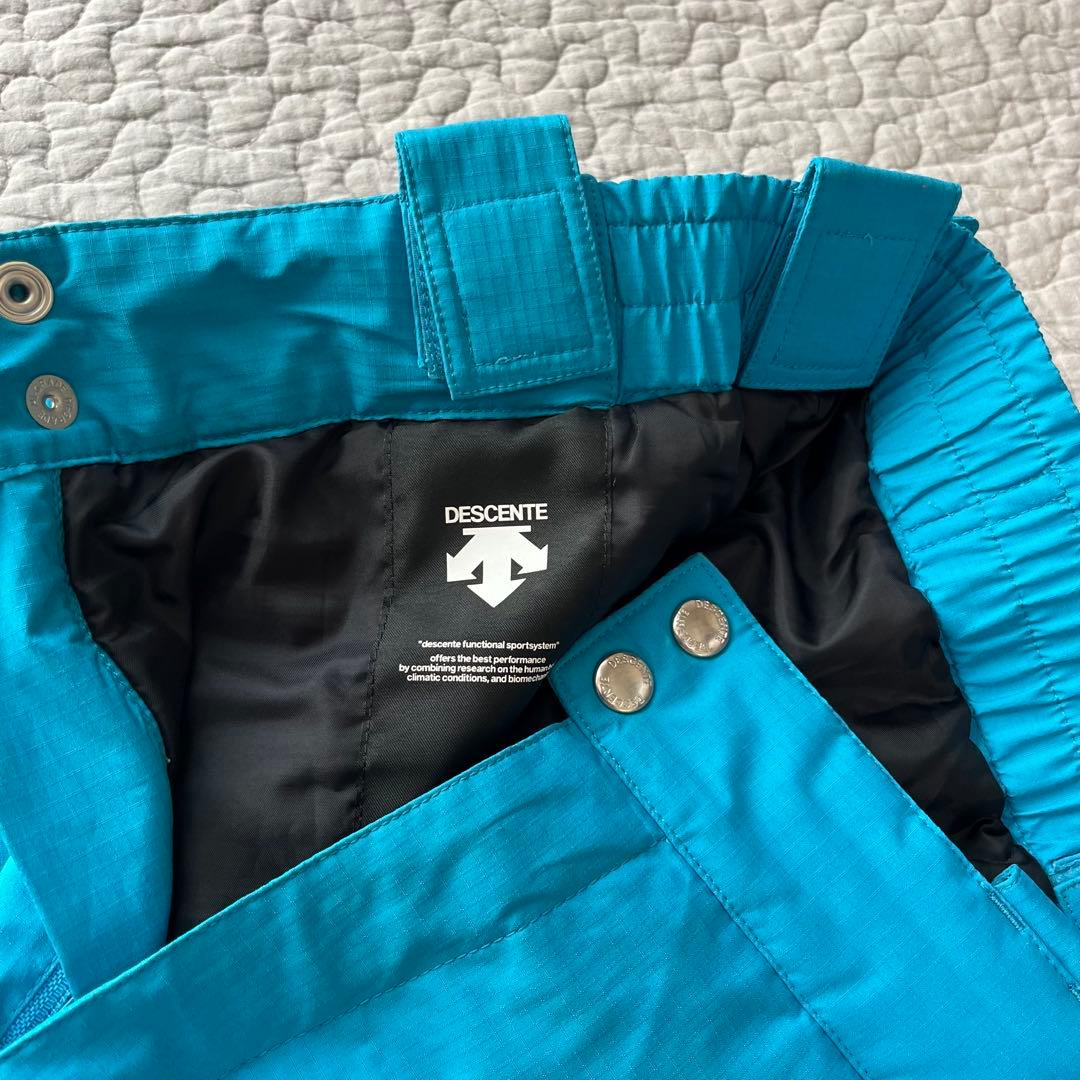 デサント メンズスノーボード・スキーウェア上下セット ネイビー/ブルー Mサイズ