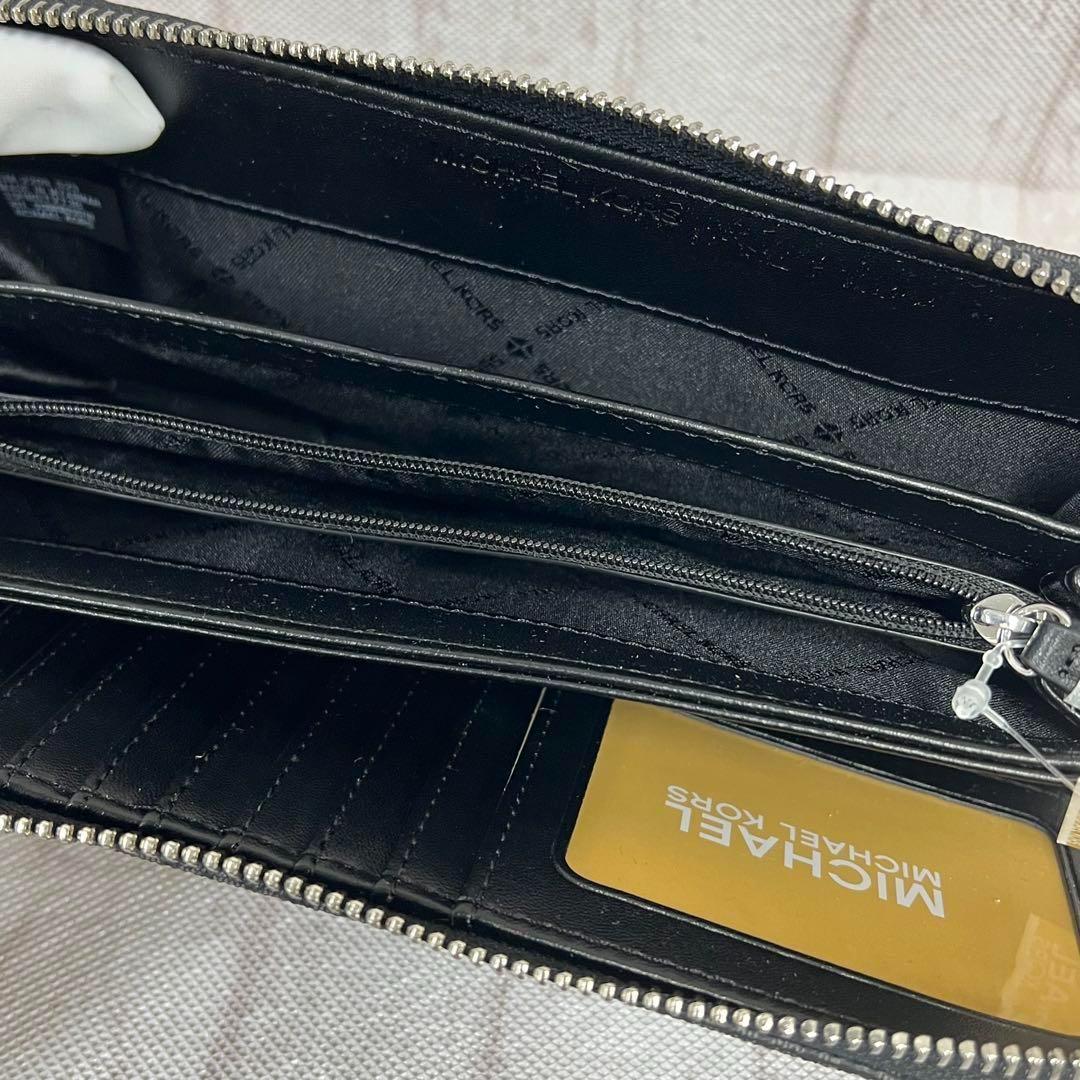 ★新品★ MICHAEL KORS マイケルコース 黒 ラウンドファスナ 財布