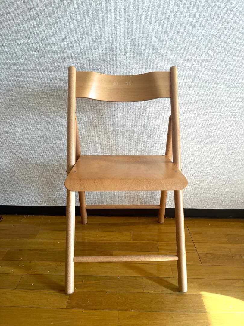 【廃盤・希少】無印良品ブナ材折りたたみチェア