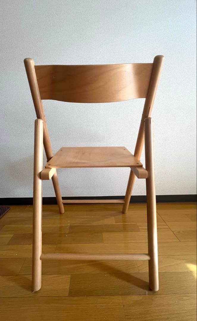 【廃盤・希少】無印良品ブナ材折りたたみチェア