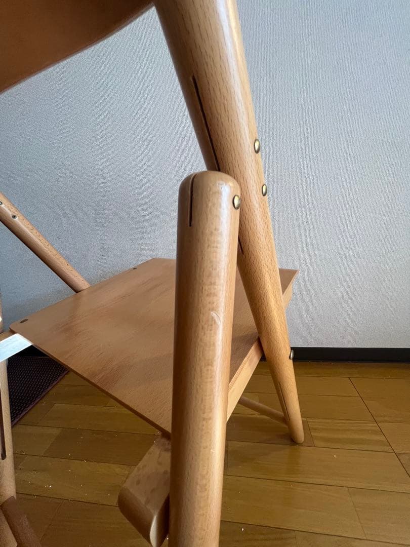 【廃盤・希少】無印良品ブナ材折りたたみチェア