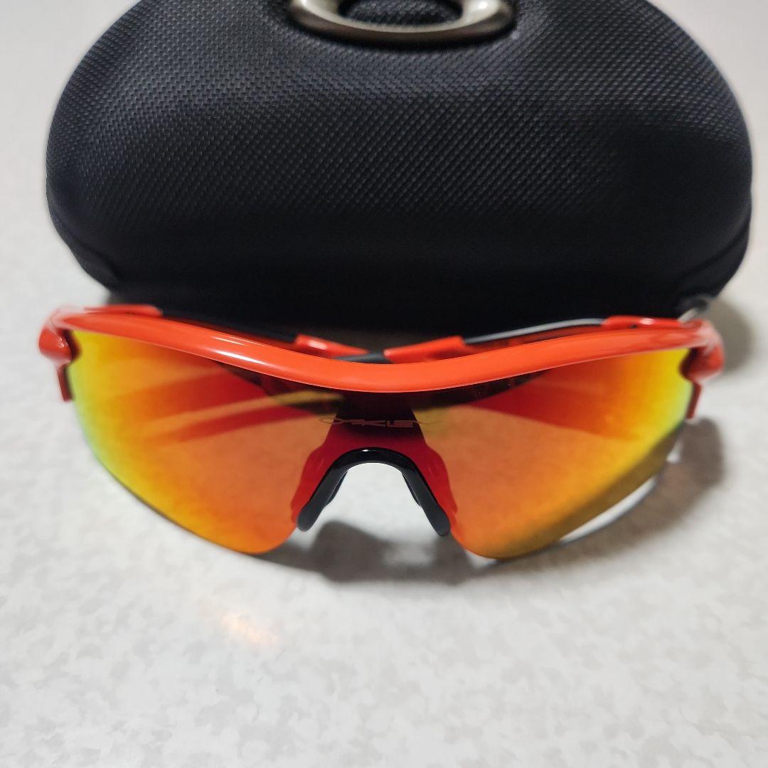Oakley オレンジ ミラーレンズ サングラス