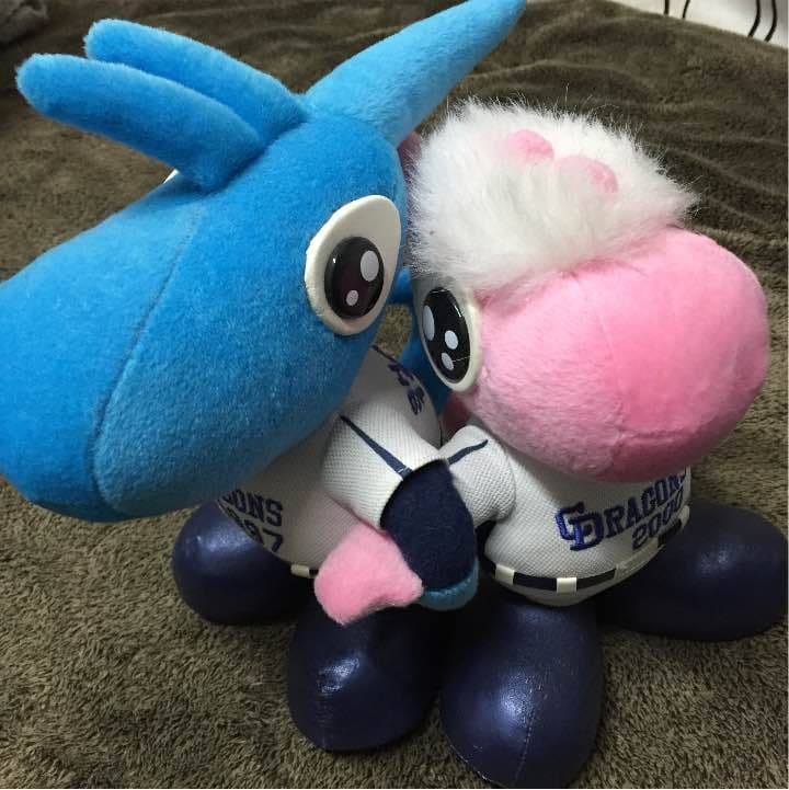 中日ドラゴンズ シャオロン&パオロン ぬいぐるみセット - メルカリ
