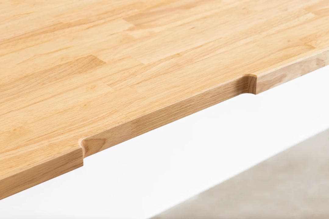 【美品&送料込み】KANADEMONO スタンディングデスク ラバーウッド