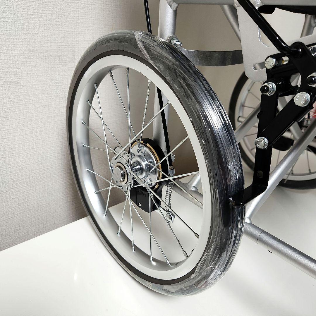 Miki　介助用　軽量　ノーパンクタイヤ　車椅子　BAL-2