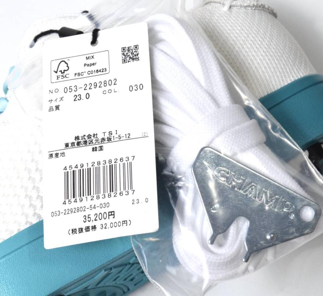 未使用3.5万 パーリーゲイツ ゴルフシューズ 23 ニコちゃん ホワイト